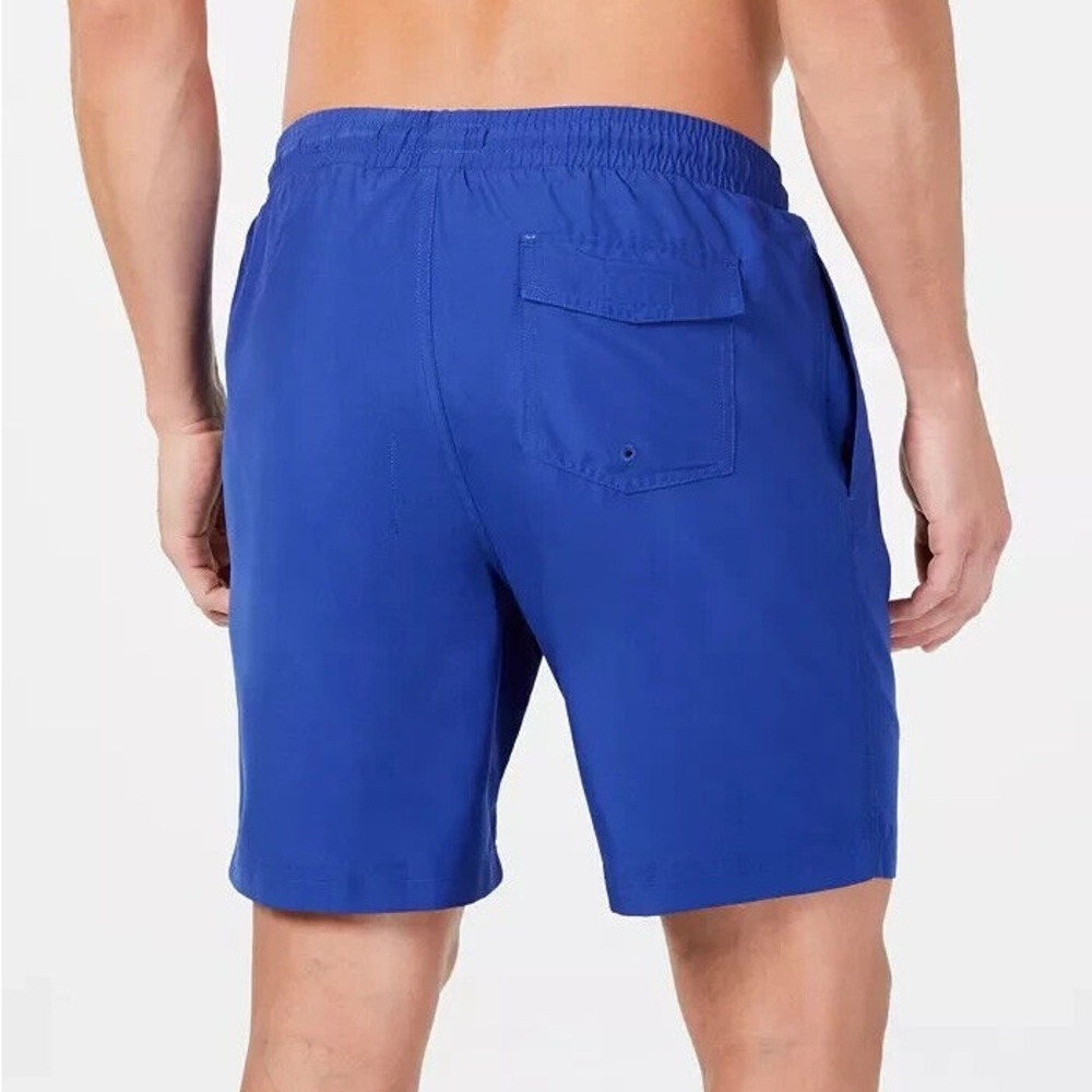 Club Room Men's‎ Quick-Dry Performance Solid 7" Swim Trunks Size M - Picture 2 of 6